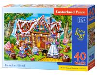 Puzzle 40 Maxi Hansel and Gretel. Wydawca: Castorland. SmakLiter.pl Opakowanie Puzzle 40 Maxi Hansel and Gretel