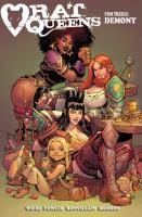 Rat Queens Tom 3 Demony. Autor: Wiebe J.Kurtis. SmakLiter.pl Okładka książki Rat Queens Tom 3 Demony