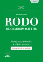 RODO dla kadrowych i HR. Autor: Mędrala Małgorzata. SmakLiter.pl Okładka książki RODO dla kadrowych i HR