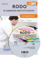 RODO w gabinecie dentystycznym z wzorami na płycie CD. Autor: Naworska Aneta, Sztuwe Agnieszka. SmakLiter.pl Okładka książki RODO w gabinecie dentystycznym z wzorami na płycie CD