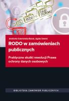 Okładka książki RODO w zamówieniach publicznych