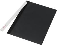 Skoroszyt A4 Focus z listwą boczną czarny. Wydawca: Panta Plast. SmakLiter.pl Opakowanie Skoroszyt A4 Focus z listwą boczną czarny