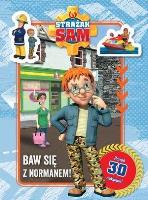 Okładka książki Strażak Sam. Baw się z Normanem! Kolorowanka z zad