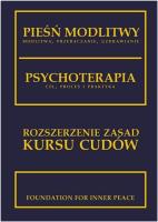 Suplement do Kursu cudów Pieśń modlitwy. Autor: Helen Schucman. SmakLiter.pl Okładka książki Suplement do Kursu cudów Pieśń modlitwy