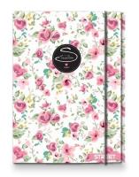 Okładka książki Teczka A4 z gumką Flowers STREET