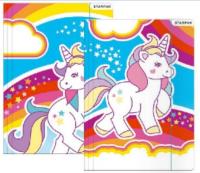 Teczka z gumką A4 jednorożec. Wydawca: Starpak. SmakLiter.pl Opakowanie Teczka z gumką A4 jednorożec