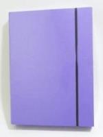 Opakowanie Teczka z gumką A4 Lux fioletowa pastelowa TT6765