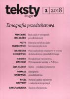 Opakowanie Teksty drugie 1/2018