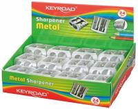 Opakowanie Temperówka KEYROAD Metal aluminiowa Display 24 sztuki