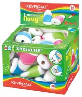 Opakowanie Temperówka z gumką Keyboad Navy display 36 sztuk mix