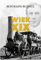 Wiek XIX. Autor: Russell Bertrand. SmakLiter.pl Okładka książki Wiek XIX