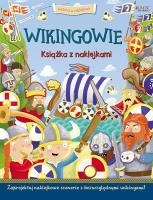 Wikingowie. Historia w naklejkach. Autor: George Joshua. SmakLiter.pl Okładka książki Wikingowie. Historia w naklejkach