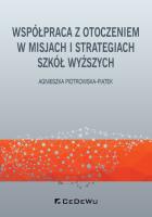 Okładka książki Współpraca z otoczeniem w misjach i strategiach szkół wyższych