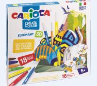 Opakowanie Zestaw do kolorowania Elephant 3D CARIOCA