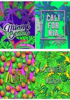 Opakowanie Zeszyt A4 w kratkę 60 kartek Holiday 10 sztuk mix