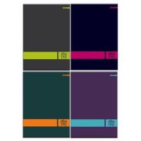 Opakowanie Zeszyt A4 w kratkę 96 kartek Office style new 5 sztuk mix