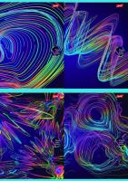 Opakowanie Zeszyt A5 w kratkę 60 kartek Neon 10 sztuk mix