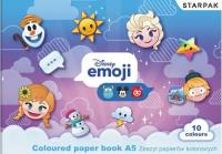 Opakowanie Zeszyt papierów kolorowych A5 Kraina Lodu 25 sztuk