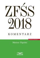 ZFŚS 2018 Komentarz. Autor: Pigulski Mariusz. SmakLiter.pl Okładka książki ZFŚS 2018 Komentarz