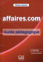 Okładka książki Affaires.com Przewodnik metodyczny