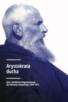 Arystokrata ducha. Autor: Andrzej Szeptycki (red.). SmakLiter.pl Okładka książki Arystokrata ducha