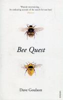 Bee Quest. Autor: Dave Goulson. SmakLiter.pl Okładka książki Bee Quest