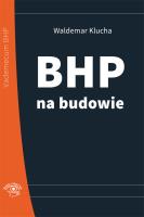 Okładka książki BHP na budowie