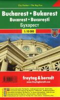 Bukareszt 1:10 000. Wydawca: Freytag&berndt. SmakLiter.pl Opakowanie Bukareszt 1:10 000