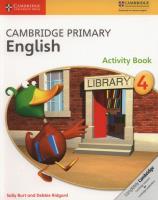 Okładka książki Cambridge Primary English Activity Book 4