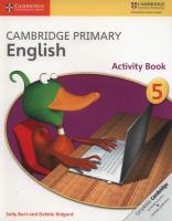 Okładka książki Cambridge Primary English Activity Book 5