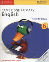 Okładka książki Cambridge Primary English Activity Book 6