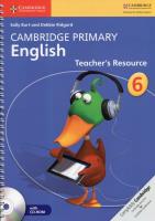 Okładka książki Cambridge Primary English Teacher’s Resource 6 + CD-ROM