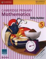 Okładka książki Cambridge Primary Mathematics Skills Builder 5