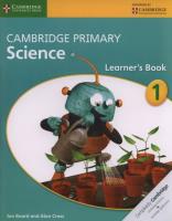 Okładka książki Cambridge Primary Science Learner’s Book 1