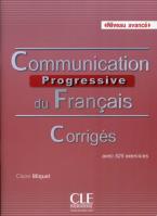 Okładka książki Communication progressive du francais avance Corriges