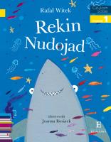 Czytam sobie - Rekin nudojad. Autor: Rafał Witek, Joanna Rusinek (ilustr.). SmakLiter.pl Okładka książki Czytam sobie - Rekin nudojad