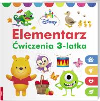 Okładka książki Disney Maluch Elementarz 3-latka ćwiczenia