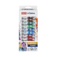 Opakowanie Farba tempera 12 kolorów EASY