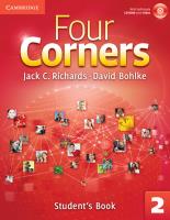 Okładka książki Four Corners 2 Student's Book with Self-study CD-ROM and Online Workbook