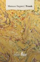 Frank. Autor: Mateusz Stępień. SmakLiter.pl Okładka książki Frank