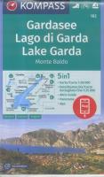 Okładka książki Gardasee/Lago di Garda/Lake Garda 1:50 000 Kompass