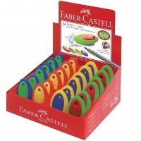 Opakowanie Gumka Oval mix kolorów (24szt) FABER CASTELL