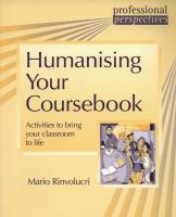 Humanising your Coursebook. Autor: Rinvolucri Mario. SmakLiter.pl Okładka książki Humanising your Coursebook