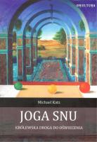 Joga snu. Autor: Michael Katz. SmakLiter.pl Okładka książki Joga snu