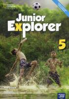 Junior Explorer 5 Podr. NE. Autor: Heath Jennifer, Michele Crawford, Mrozik-Jadacka Marta. SmakLiter.pl Okładka książki Junior Explorer 5 Podr. NE