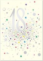 Opakowanie Karnet B6 z kopertą Urodziny 18