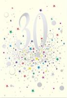 Opakowanie Karnet B6 z kopertą Urodziny 30