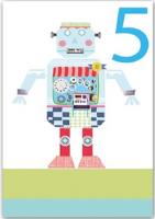 Opakowanie Karnet B6 z kopertą Urodziny 5 chłopiec