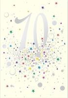 Opakowanie Karnet B6 z kopertą Urodziny 70