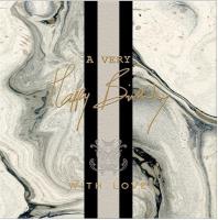 Opakowanie Karnet kwadrat z kopertą Urodziny Marble Stripe